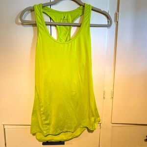 Athleta Chartreuse Tank Top SZ XS Lime Green